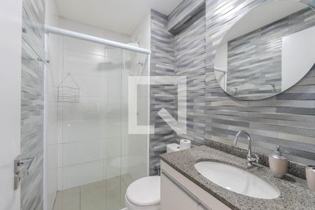 Banheiro de kitnet/studio para alugar com 1 quarto, 25m² em Consolação, São Paulo