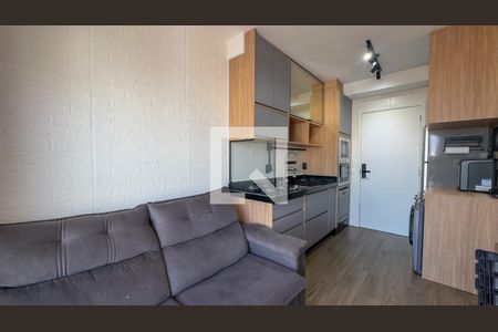 Sala e Cozinha de apartamento para alugar com 1 quarto, 32m² em Vila das Belezas, São Paulo