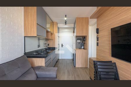 Sala e Cozinha de apartamento para alugar com 1 quarto, 32m² em Vila das Belezas, São Paulo
