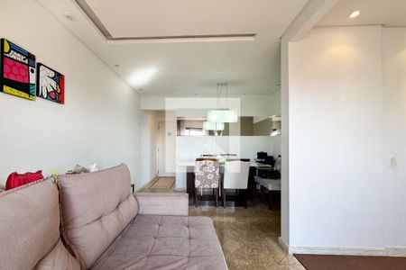 Sala  de apartamento à venda com 2 quartos, 72m² em Vila Euclides, São Bernardo do Campo