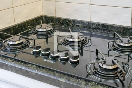 Cozinha  de casa de condomínio para alugar com 2 quartos, 70m² em Canto do Forte, Praia Grande