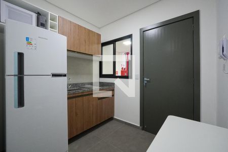 Cozinha de kitnet/studio para alugar com 1 quarto, 24m² em Vila Mariana, São Paulo