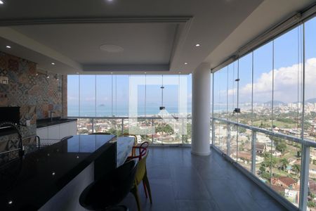 Sala de apartamento para alugar com 3 quartos, 104m² em Parque Enseada, Guarujá