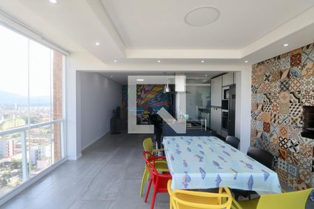 Sala de apartamento para alugar com 3 quartos, 104m² em Parque Enseada, Guarujá