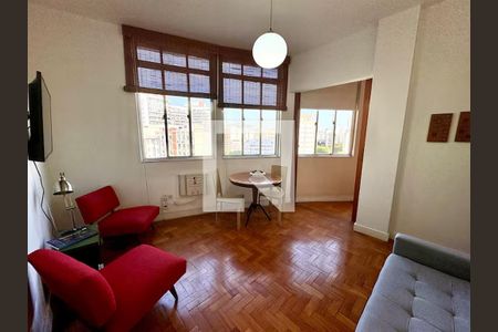 Sala de apartamento para alugar com 2 quartos, 85m² em Catete, Rio de Janeiro