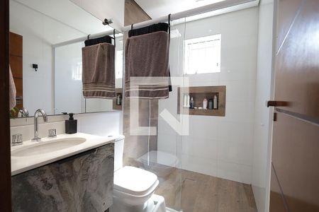 Banheiro de casa para alugar com 3 quartos, 90m² em Parque Erasmo Assunção, Santo André