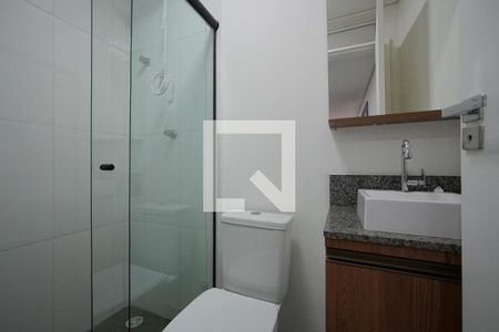 Banheiro de kitnet/studio para alugar com 1 quarto, 18m² em Vila Mariana, São Paulo