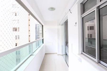 Varanda da Sala de apartamento para alugar com 1 quarto, 55m² em Centro, Belo Horizonte