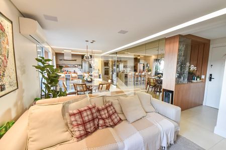 Sala de apartamento à venda com 3 quartos, 140m² em Vila Dom Pedro I, São Paulo