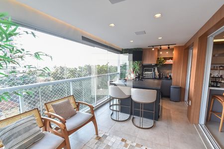 Varanda de apartamento à venda com 3 quartos, 140m² em Vila Dom Pedro I, São Paulo