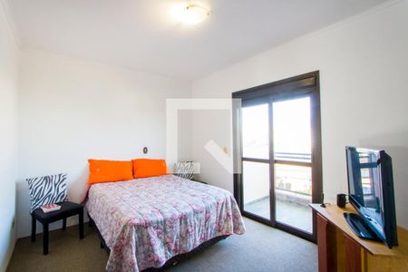 Quarto 1 - Suíte de apartamento à venda com 3 quartos, 140m² em Vila Alzira, Santo André