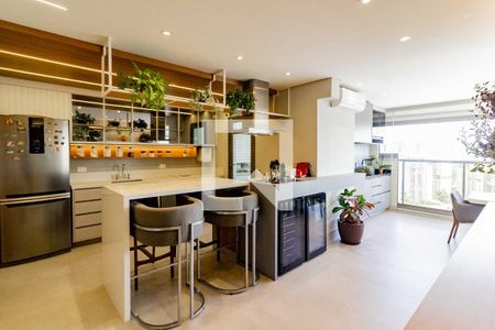 Sala de apartamento à venda com 3 quartos, 110m² em Jardim das Acacias, São Paulo