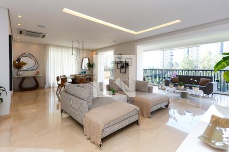 sala 1 de apartamento à venda com 4 quartos, 368m² em Vila Andrade, São Paulo