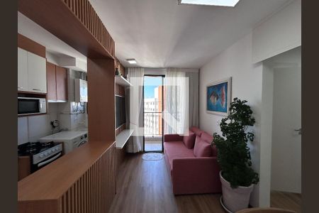 Sala  de apartamento à venda com 1 quarto, 40m² em Usina Piratininga, São Paulo