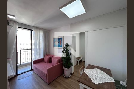 Sala  de apartamento à venda com 1 quarto, 40m² em Usina Piratininga, São Paulo