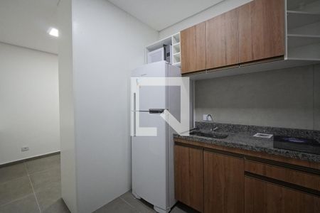 Cozinha de kitnet/studio para alugar com 1 quarto, 24m² em Vila Mariana, São Paulo