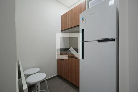 Cozinha de kitnet/studio para alugar com 1 quarto, 18m² em Vila Mariana, São Paulo