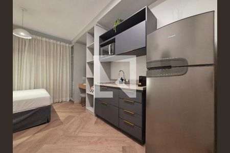 Studio de kitnet/studio para alugar com 1 quarto, 28m² em Indianópolis, São Paulo