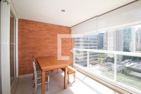 Varanda de apartamento para alugar com 1 quarto, 62m² em Itaim Bibi, São Paulo