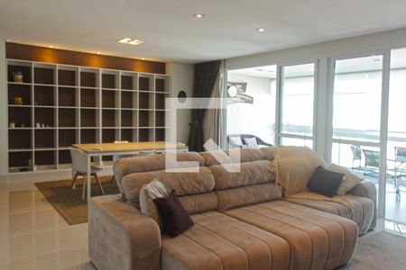 Sala de apartamento para alugar com 1 quarto, 106m² em Aparecida, Santos