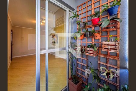 Varanda da Sala de apartamento para alugar com 2 quartos, 54m² em Parque Sao Vicente, Santo André