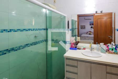 Banheiro da Suíte 1 de casa de condomínio para alugar com 3 quartos, 1000m² em Terras de Itaici, Indaiatuba