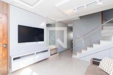 Sala de casa de condomínio à venda com 3 quartos, 102m² em Aberta dos Morros, Porto Alegre