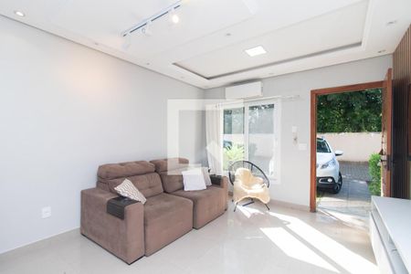 Sala de casa de condomínio à venda com 3 quartos, 102m² em Aberta dos Morros, Porto Alegre