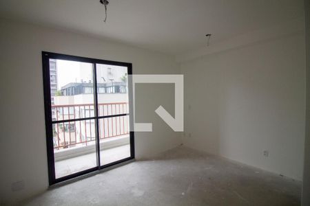 Sala / Quarto - Studio de kitnet/studio à venda com 1 quarto, 27m² em Jardim das Acacias, São Paulo