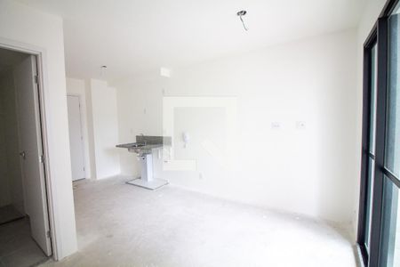 Sala / Quarto - Studio de kitnet/studio à venda com 1 quarto, 27m² em Jardim das Acacias, São Paulo