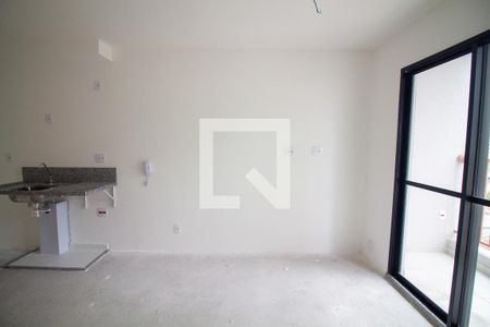 Sala / Quarto - Studio de kitnet/studio à venda com 1 quarto, 27m² em Jardim das Acacias, São Paulo