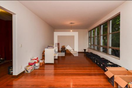 Sala de Estar de apartamento à venda com 4 quartos, 260m² em Santo Antônio, Belo Horizonte