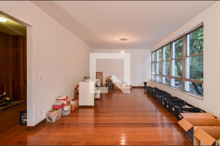 Sala de Estar de apartamento à venda com 4 quartos, 260m² em Santo Antônio, Belo Horizonte