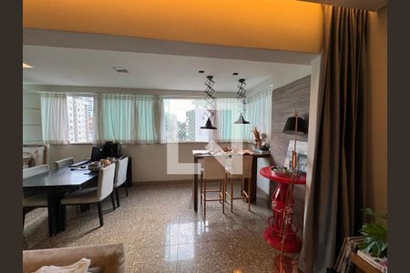 Sala de apartamento para alugar com 4 quartos, 141m² em Buritis, Belo Horizonte
