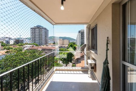 Varanda da Sala de apartamento à venda com 2 quartos, 85m² em Grajaú, Rio de Janeiro