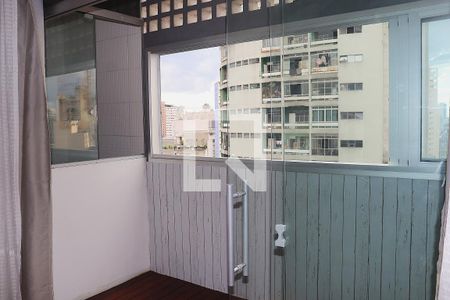 Varanda de kitnet/studio à venda com 1 quarto, 43m² em República, São Paulo