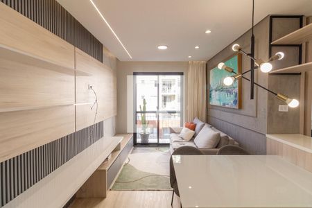 Sala de apartamento para alugar com 2 quartos, 54m² em Jardim das Vertentes, São Paulo