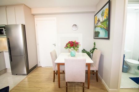 Sala de Jantar de apartamento à venda com 2 quartos, 44m² em Santo Amaro, São Paulo