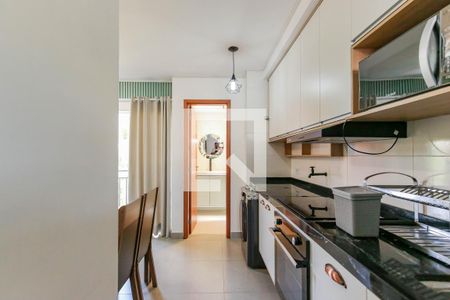 Cozinha e Área de Serviço de apartamento para alugar com 1 quarto, 27m² em Ferreira, São Paulo