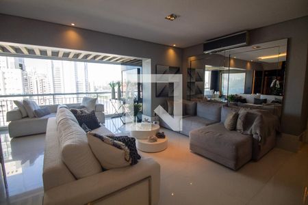 Sala de apartamento à venda com 3 quartos, 305m² em Cidade Monções, São Paulo