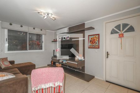 Sala de casa de condomínio à venda com 3 quartos, 194m² em São Sebastião, Porto Alegre