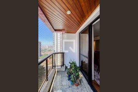 Varanda da Sala de apartamento para alugar com 3 quartos, 130m² em Jardim Analia Franco, São Paulo