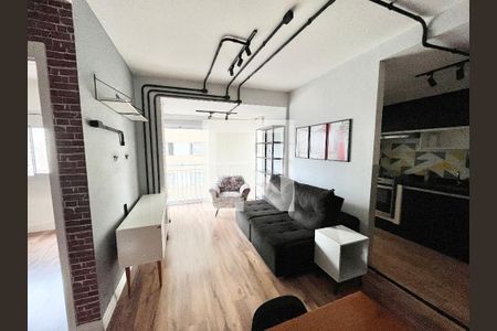 Sala/Cozinha de apartamento para alugar com 1 quarto, 57m² em Lauzane Paulista, São Paulo