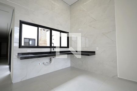 Cozinha de casa à venda com 3 quartos, 120m² em Vila Camilópolis, Santo André