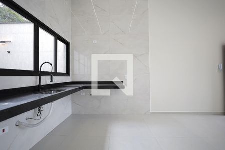 Cozinha de casa à venda com 3 quartos, 120m² em Vila Camilópolis, Santo André