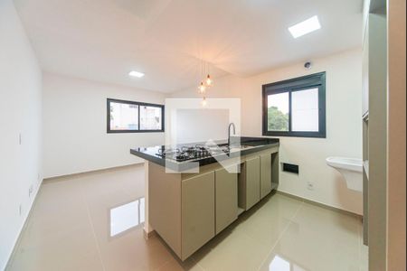 Sala e Cozinha  de apartamento para alugar com 1 quarto, 36m² em Jardim Jamaica, Santo André