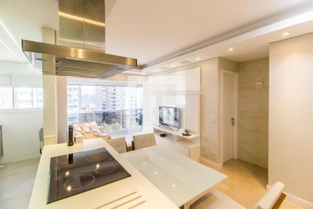 Sala  de apartamento para alugar com 1 quarto, 50m² em Melville Empresarial Ii, Barueri