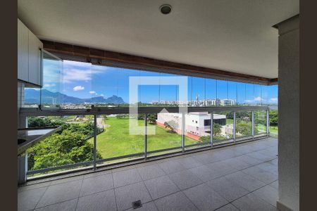 Varanda  de apartamento para alugar com 3 quartos, 120m² em Barra da Tijuca, Rio de Janeiro