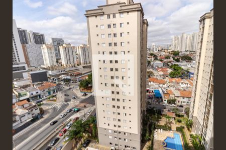 Sala/Cozinha - Vista de apartamento para alugar com 1 quarto, 24m² em Belenzinho, São Paulo