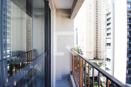 Varanda de kitnet/studio para alugar com 1 quarto, 25m² em Vila Olímpia, São Paulo